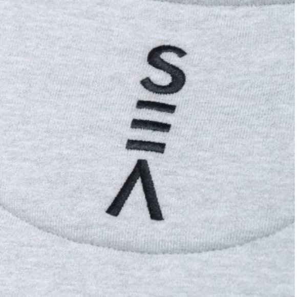 Converse Men's Size XL 10016953-A02 X Vince Staples Crew Sweater Pullover GRAY - Picture 3 of 8